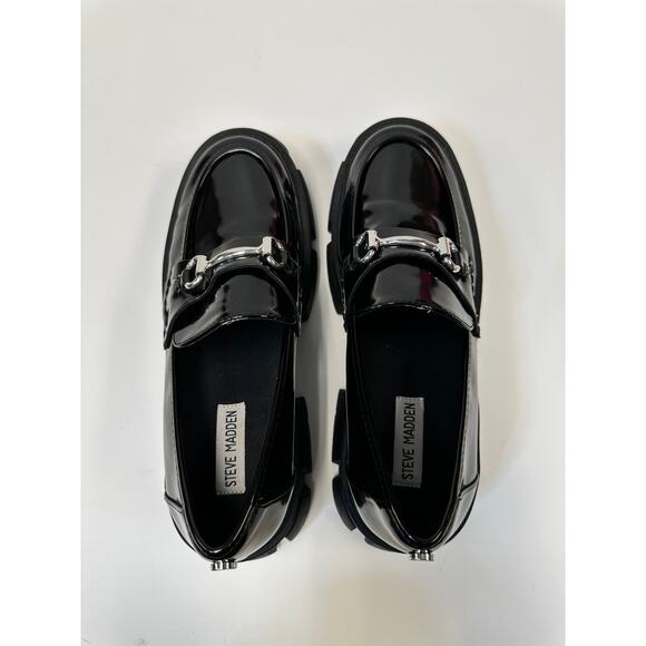 Steve Madden Platform Horse Bit Trifecta Loafers Shoes Sz 8.5 - Picture 12 of 13